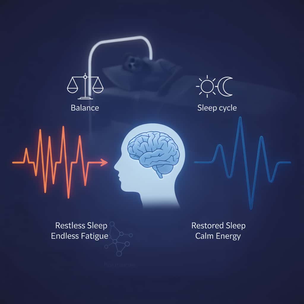 Illustration of scientific facts about stress