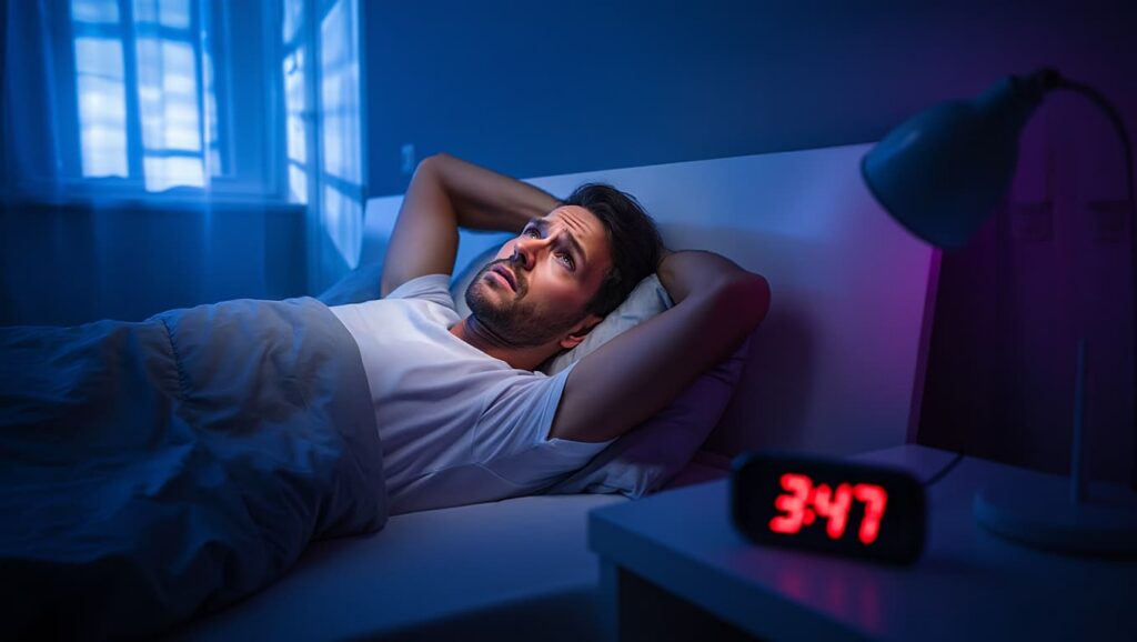 Why You Can’t Sleep: 12 Common Causes of Insomnia Explained Man Suffering From Insomnia