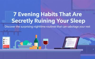 7 Evening Habits That Are Secretly Ruining Your Sleep