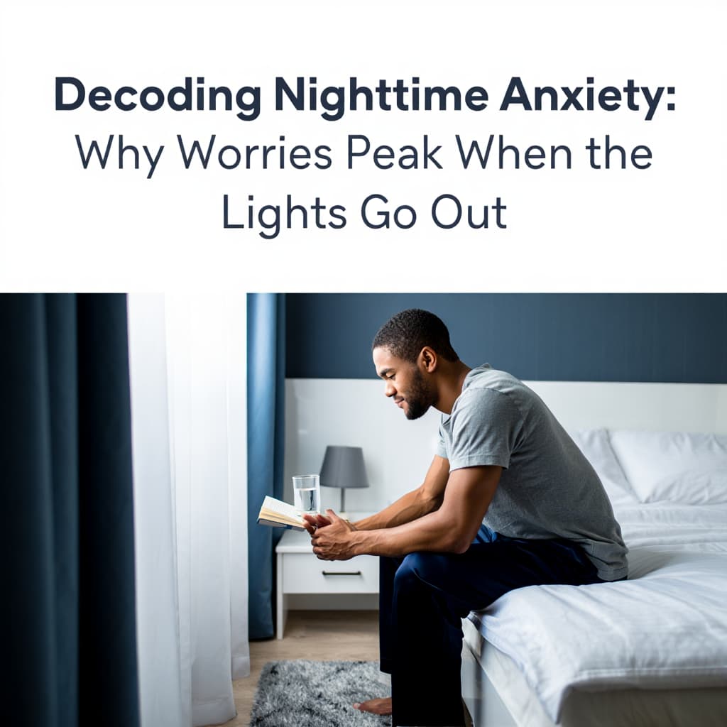 Decoding Nighttime Anxiety - Why Worries Peak When the Lights Go Out
