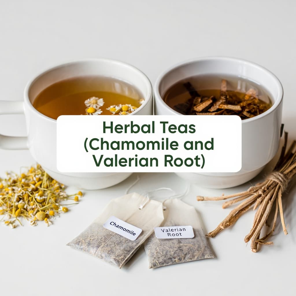 Herbal Teas (Chamomile and Valerian Root)