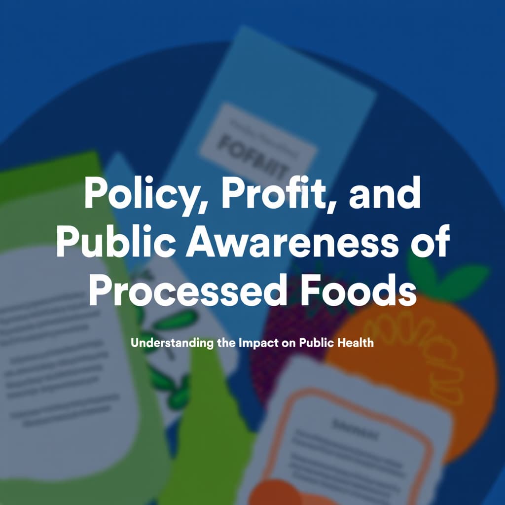 Policy, Profit, and Public Awareness of Processed Foods