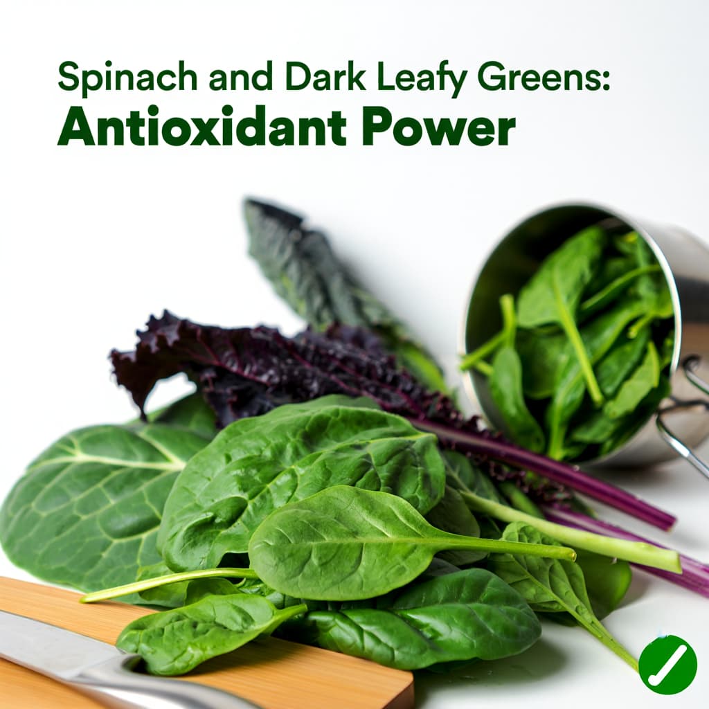 Spinach and Dark Leafy - Greens Antioxidant Power